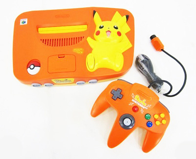 cor Pokémon Pikachu Laranja Nintendo 64
